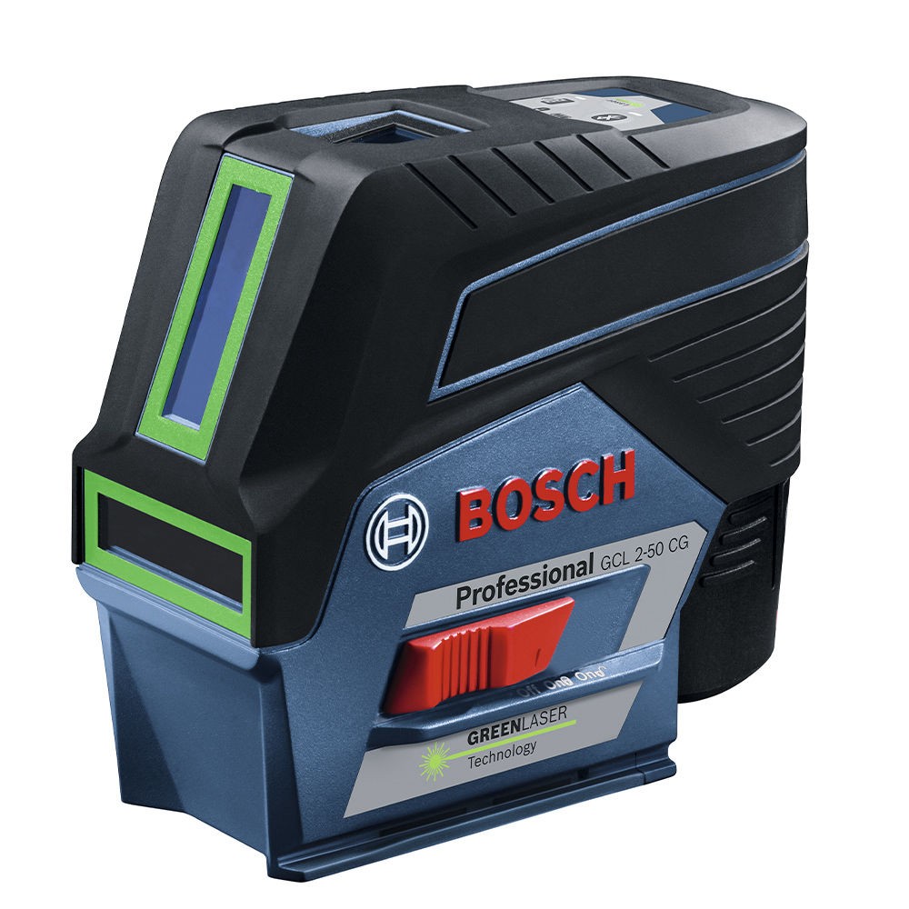 Bosch Professional GCL 2-50 CG Green Laser Level – Bluetooth, L-Boxx Set, 20m Range